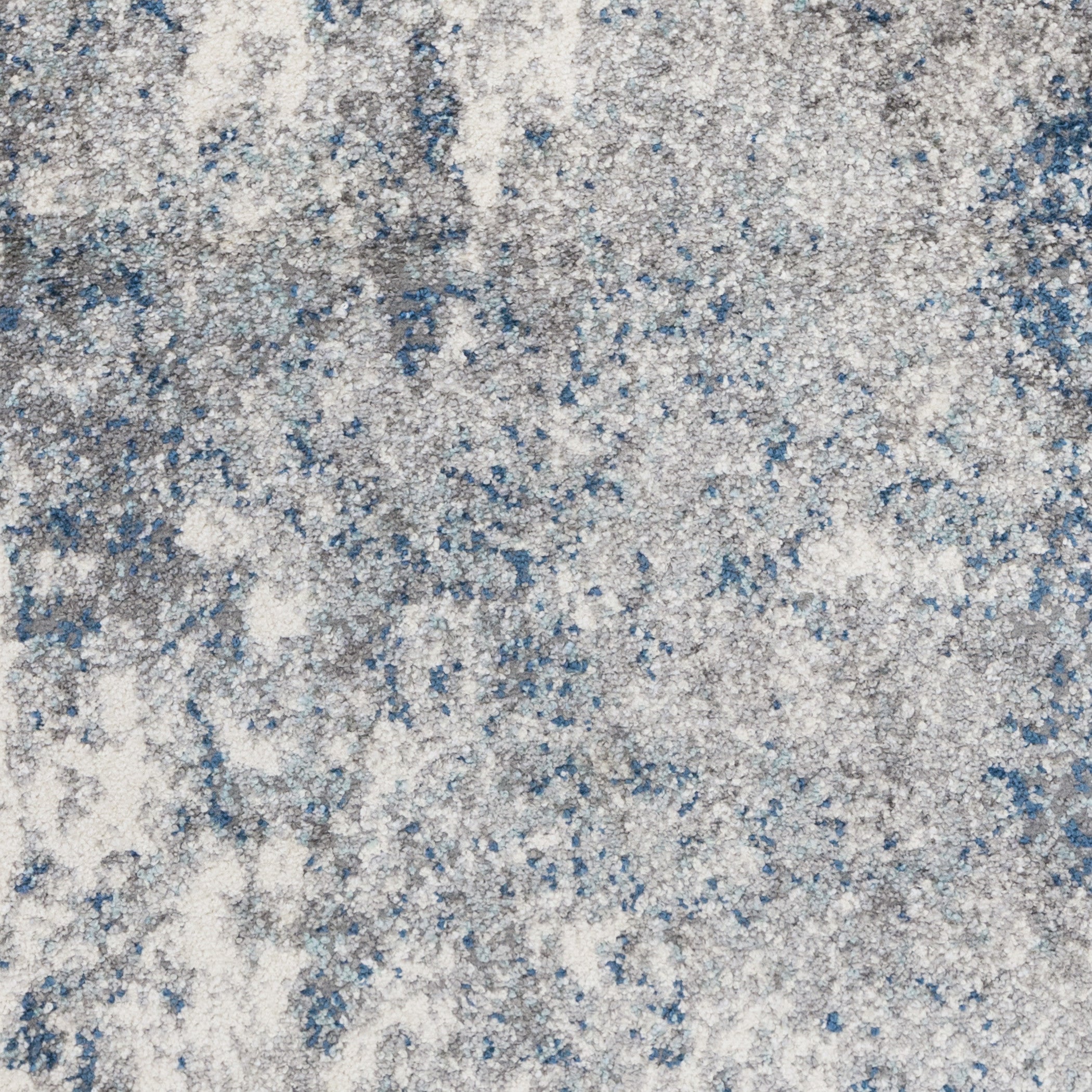 4' x 6' Gray and Beige Abstract Power Loom Area Rug