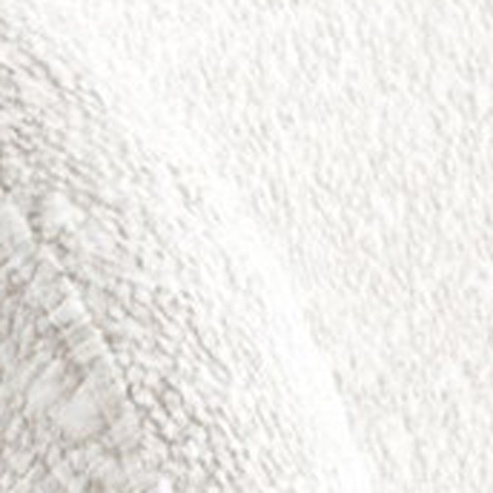 31" White Boucle Mod Wingback Chair