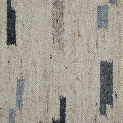 5' x 8' Blue and Gray Abstract Hand Woven Area Rug