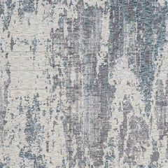 2' x 3' Gray and Ivory Abstract Area Rug