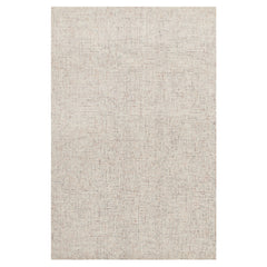 9' x 12' Beige and Brown Wool Abstract Hand Tufted Area Rug