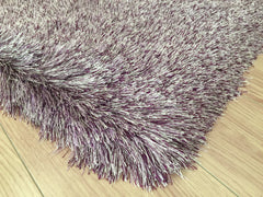 8' x 11' Purple Shag Hand Tufted Area Rug