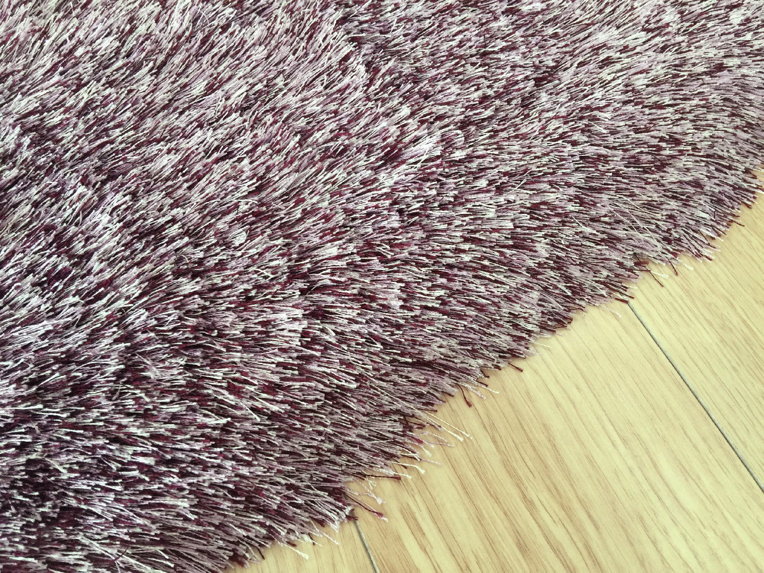 8' x 11' Purple Shag Hand Tufted Area Rug