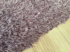 8' x 11' Purple Shag Hand Tufted Area Rug