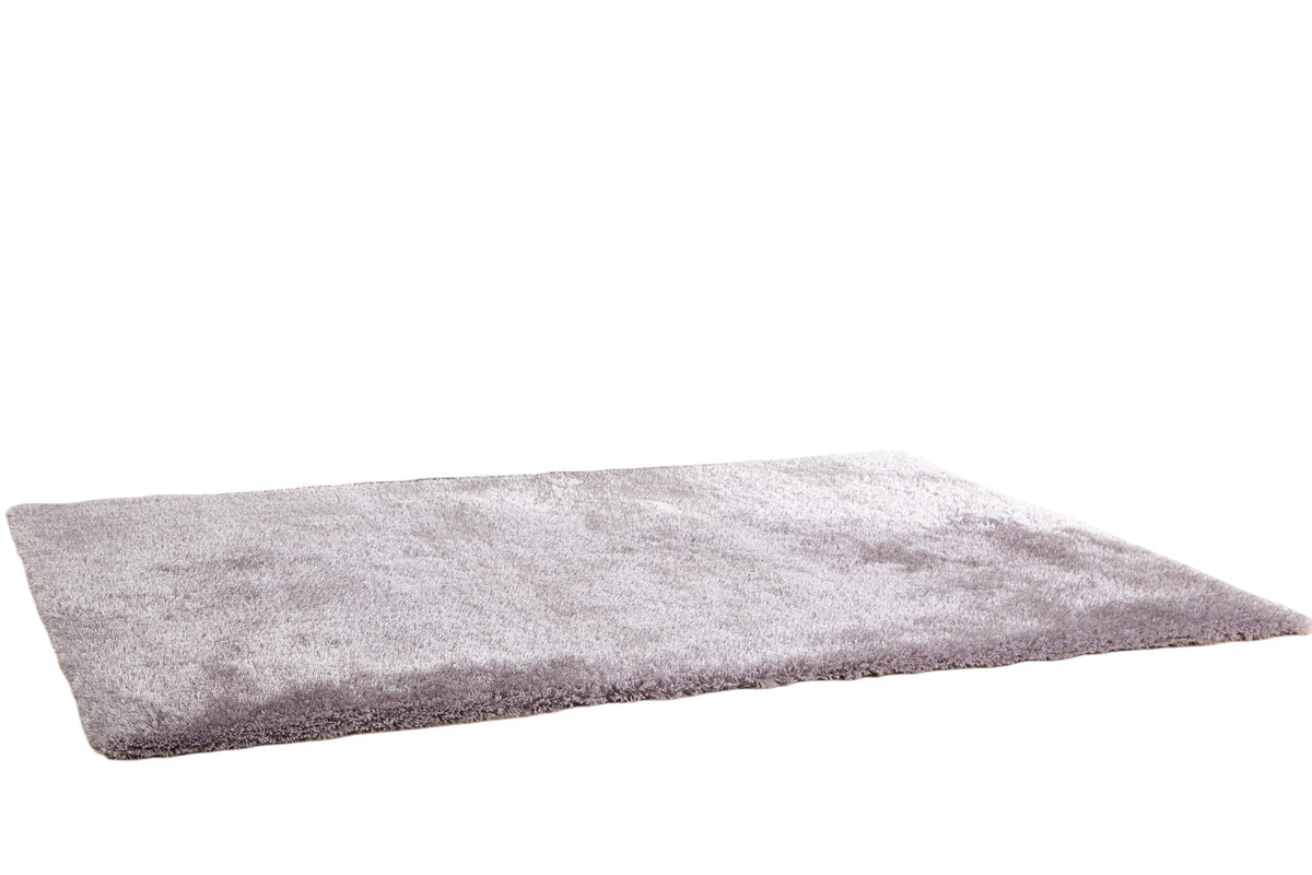 8' x 11' Silver Shag Hand Tufted Area Rug