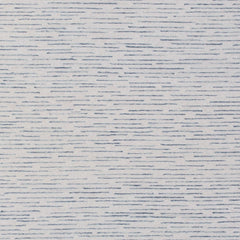 8' x 10' Ivory and Blue Wool Striped Hand Tufted Area Rug