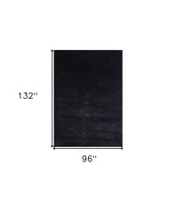 8' x 11' Gray Shag Hand Tufted Area Rug