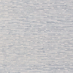 10' x 14' Ivory and Blue Wool Striped Hand Tufted Area Rug