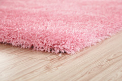 5' x 7' Pink Shag Hand Tufted Area Rug