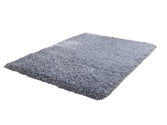 5' x 7' Silver Shag Hand Tufted Area Rug