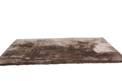 8' x 11' Charcoal Shag Hand Tufted Area Rug