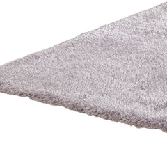 5' x 7' Silver Shag Hand Tufted Area Rug