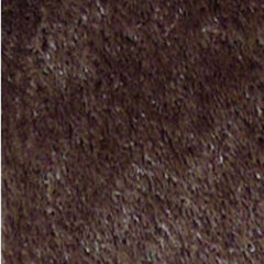 5' x 7' Brown and Orange Shag Hand Tufted Area Rug