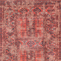 5' x 7' Red Oriental Non Skid Area Rug
