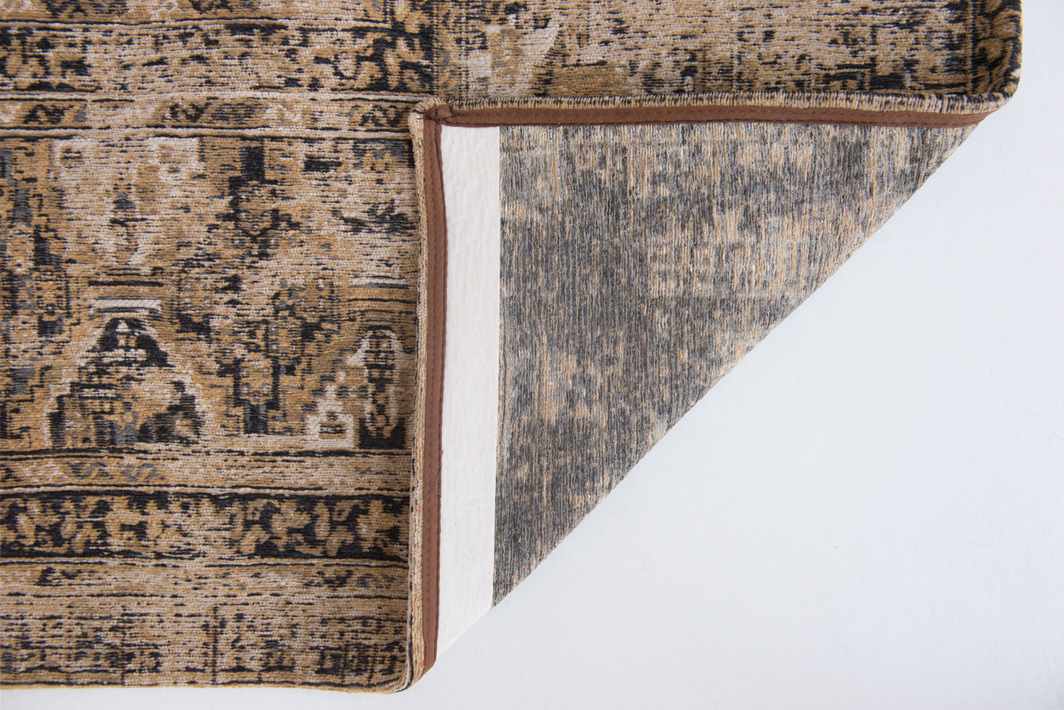 8' x 11' Brown Oriental Non Skid Area Rug