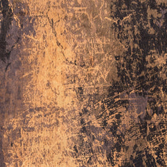9' X 13' Yellow and Brown Abstract Non Skid Area Rug