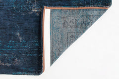 5' x 7' Blue and Gray Medallion Non Skid Area Rug