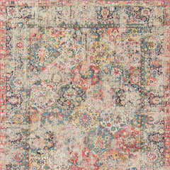 8' x 11' Red Oriental Non Skid Area Rug