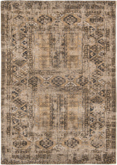 9' X 13' Brown Oriental Non Skid Area Rug