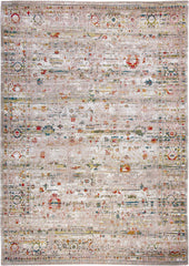 6' X 8' Gray and Brown Oriental Non Skid Area Rug