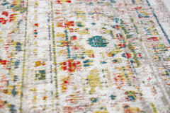 6' X 8' Gray and Brown Oriental Non Skid Area Rug