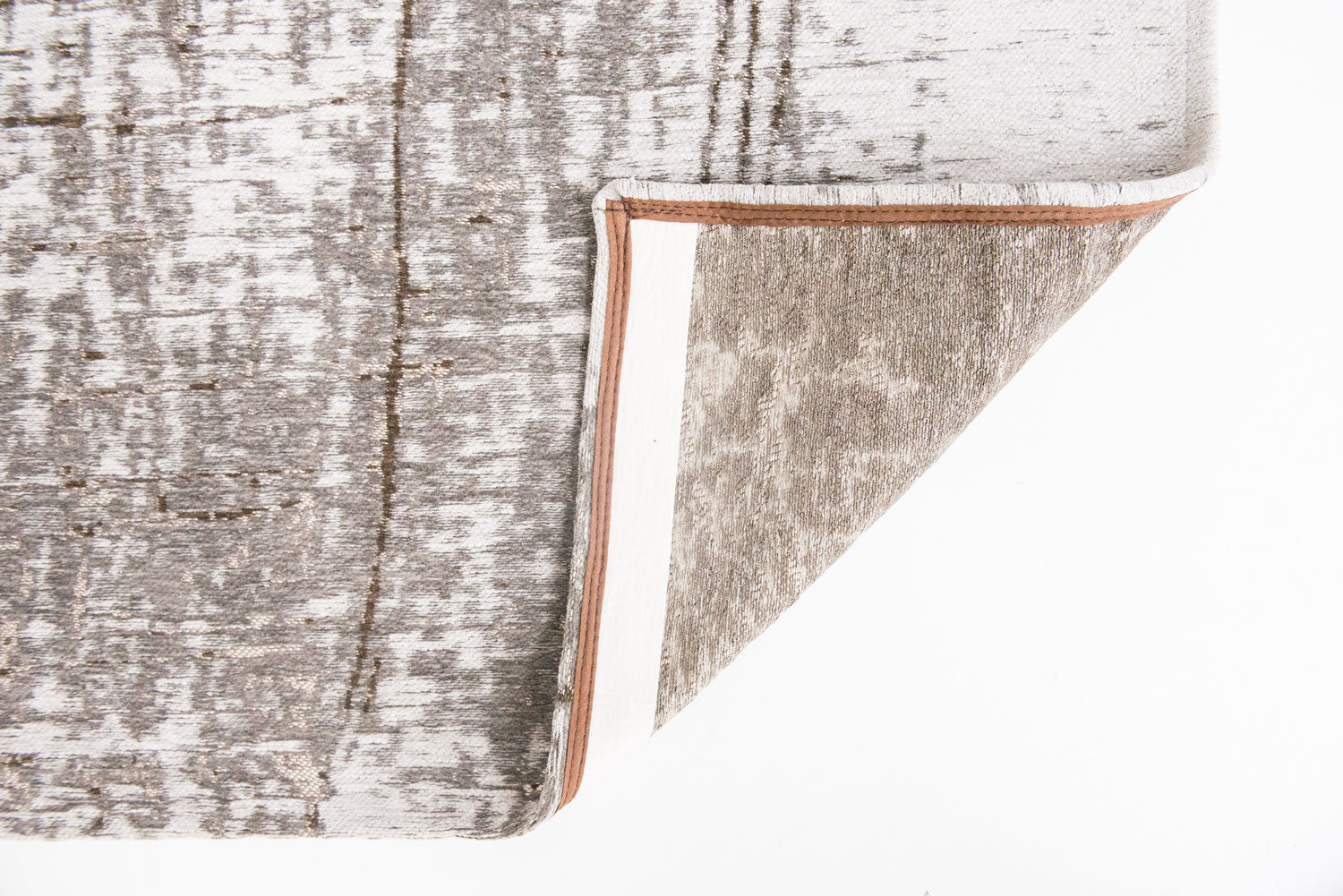 7' x 9' Gray and Beige Abstract Non Skid Area Rug