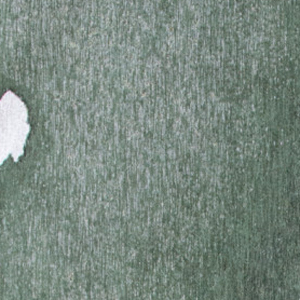 8' x 11' Gray and Green Abstract Non Skid Area Rug
