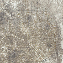 8' x 11' Gray and White Abstract Non Skid Area Rug
