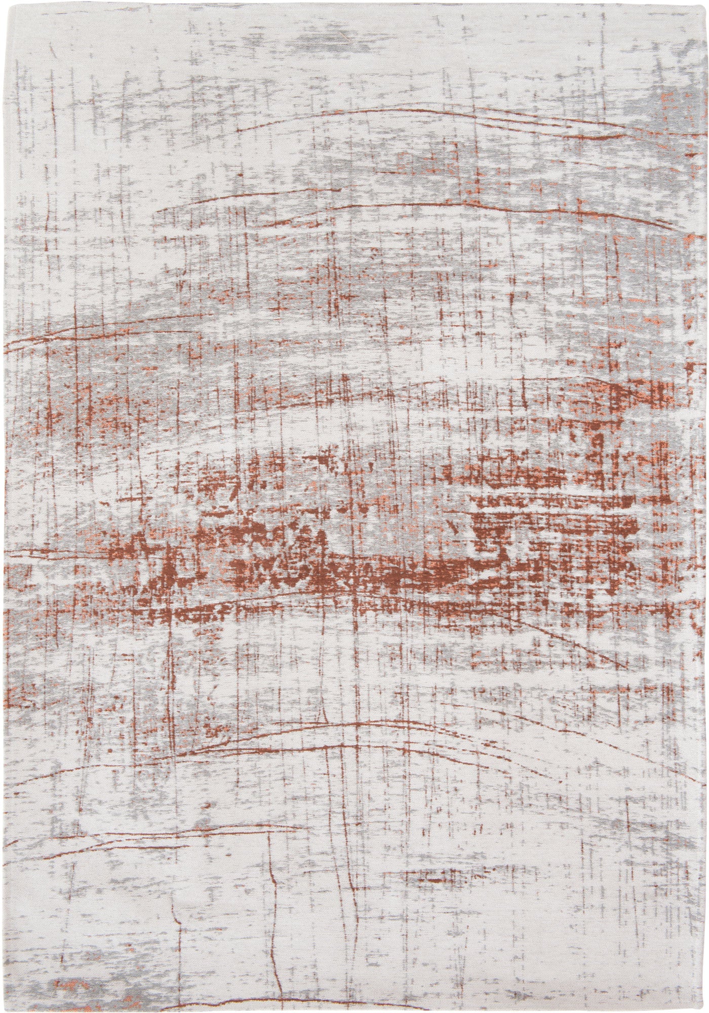 8' x 11' Gray and Yellow Abstract Non Skid Area Rug