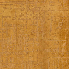 3' X 5' Yellow Abstract Non Skid Area Rug