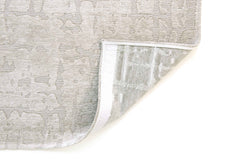3' X 5' Gray and Beige Abstract Non Skid Area Rug