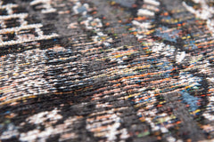 5' x 7' Gray and Beige Oriental Non Skid Area Rug