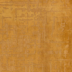 10' Yellow Abstract Non Skid Area Rug