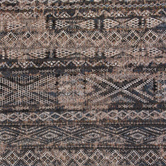 6' X 8' Gray and Beige Oriental Non Skid Area Rug