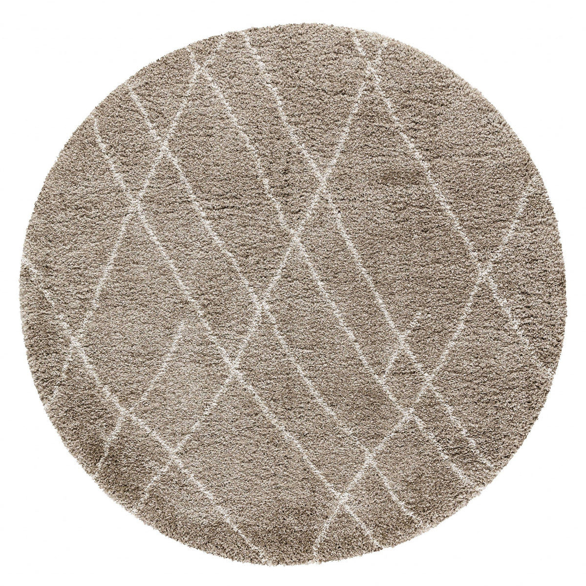 3' X 5' Light Brown Area Rug