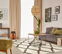 8' X 10' Gold And Ivory Wool Handmade Area Rug