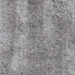 8' Gray Shag Power Loom Runner Rug