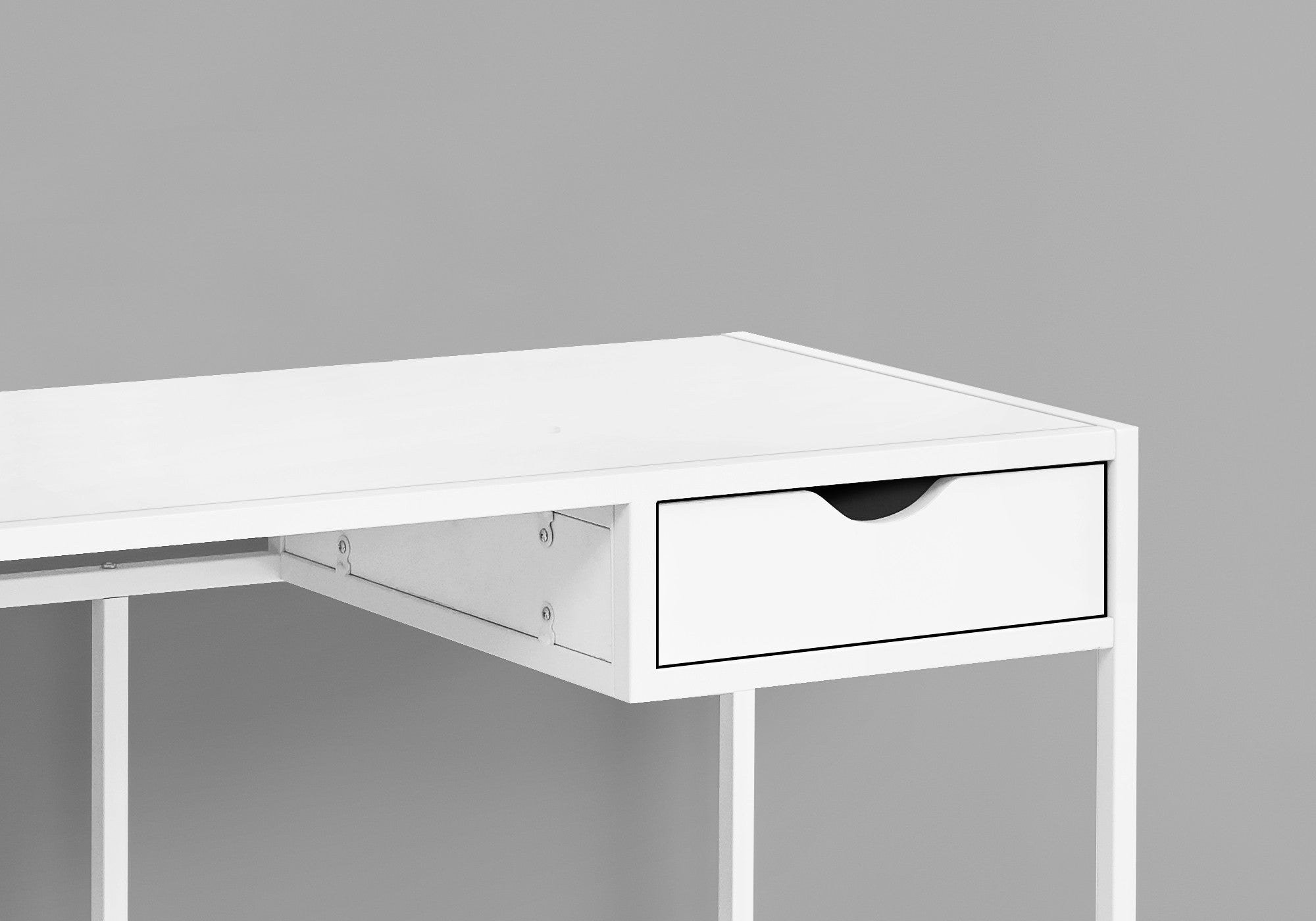 42" White Computer Desk