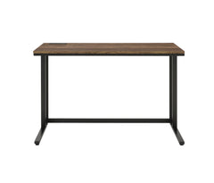 47" Brown and Black Writing Desk