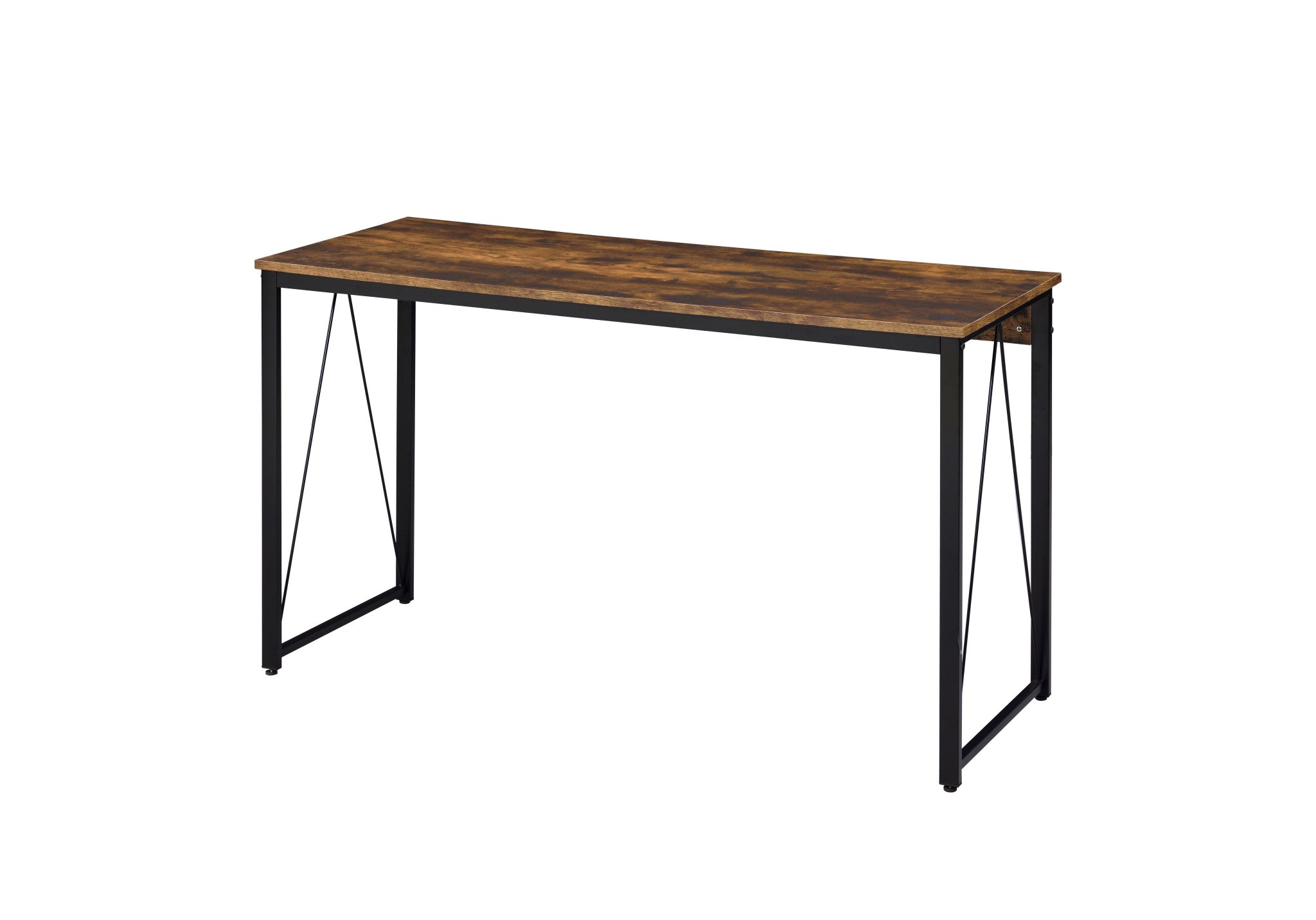 47" Brown and Black Writing Desk