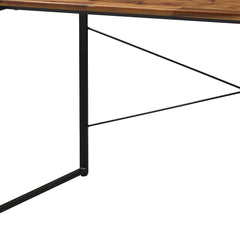 47" Brown and Black Writing Desk