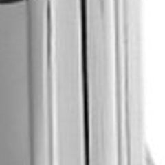 White And Silver Faux Leather And Metal Low Back Adjustable Height Bar Chair