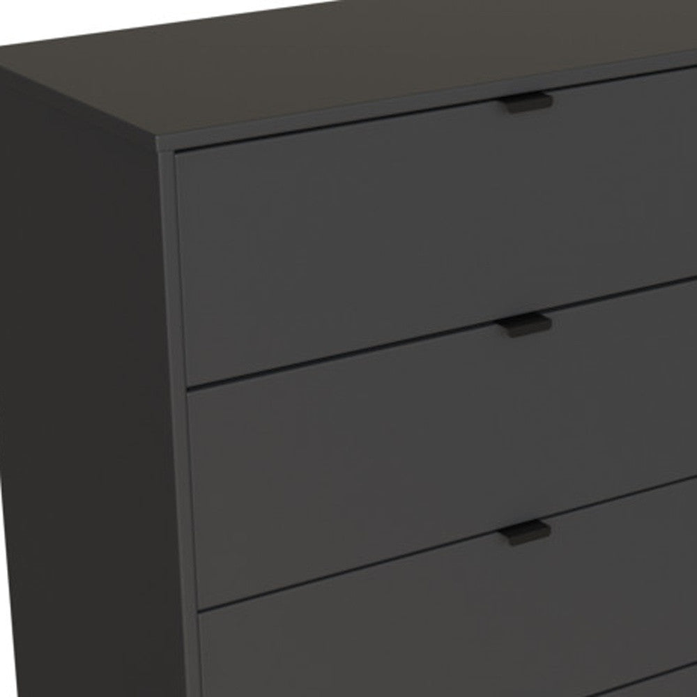 30" Gray Four Drawer Standard Chest