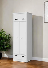 23" White Drawer Combo Dresser