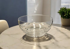 10" Clear Acrylic Round Salad Bowl