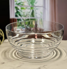 10" Clear Acrylic Round Salad Bowl