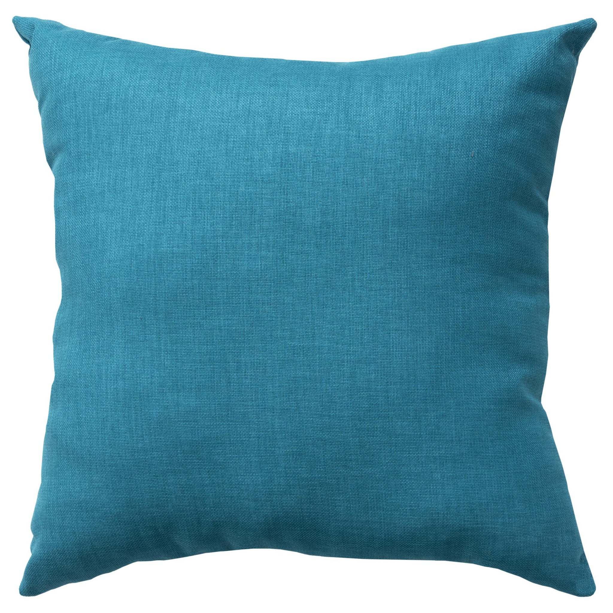 22" Teal Blue Indoor Outdoor Throw Pillow