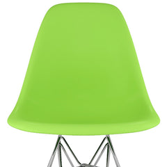 Green And Silver Acrylic Dining Side Chair