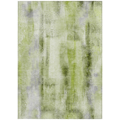 10' X 14' Sage Washable Non Skid Indoor Outdoor Area Rug
