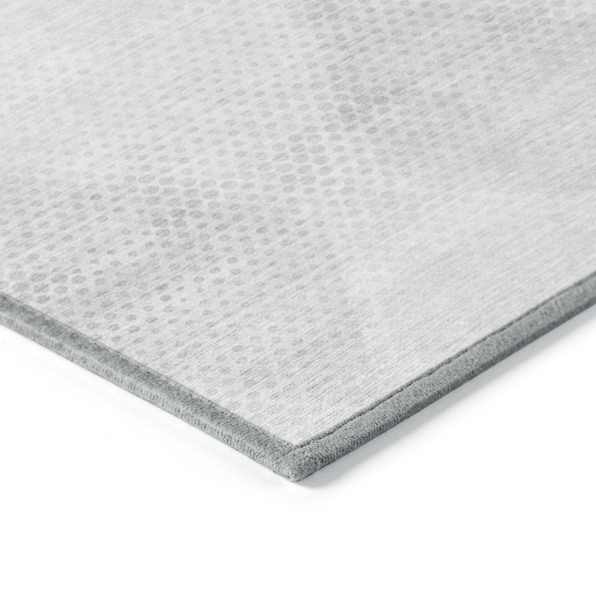 8' X 10' Ivory Geometric Washable Non Skid Indoor Outdoor Area Rug
